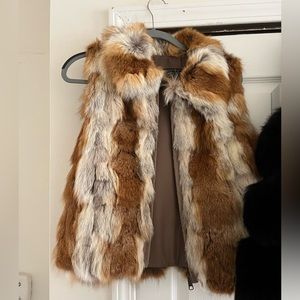 Fox fur vest